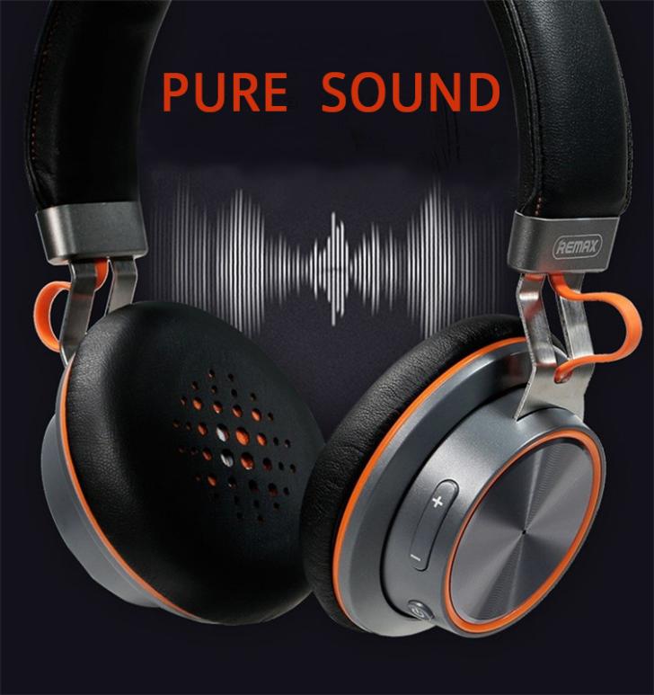 Bluetooth Headphones Comfort Leather Earpad Remax RB-195 | Mobiladd