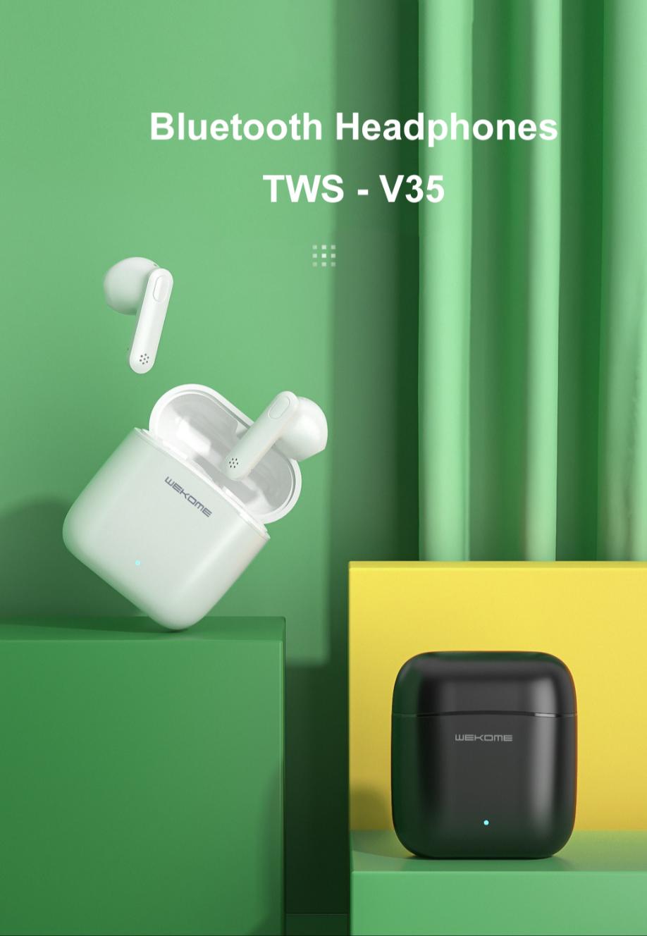 Bluetooth 5.1 True Wireless Headphones TWS-V35 True Wireless Headphones with Fast Connection