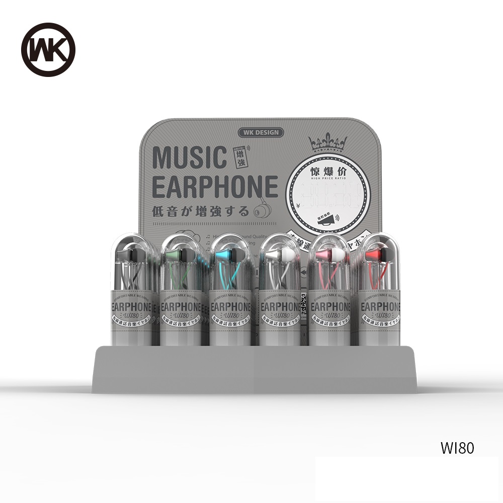 Bass Earphones with Cable WI80