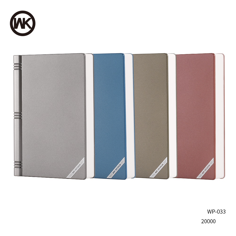 20000 mAh Notebook Shape Portable Power Bank WP-033