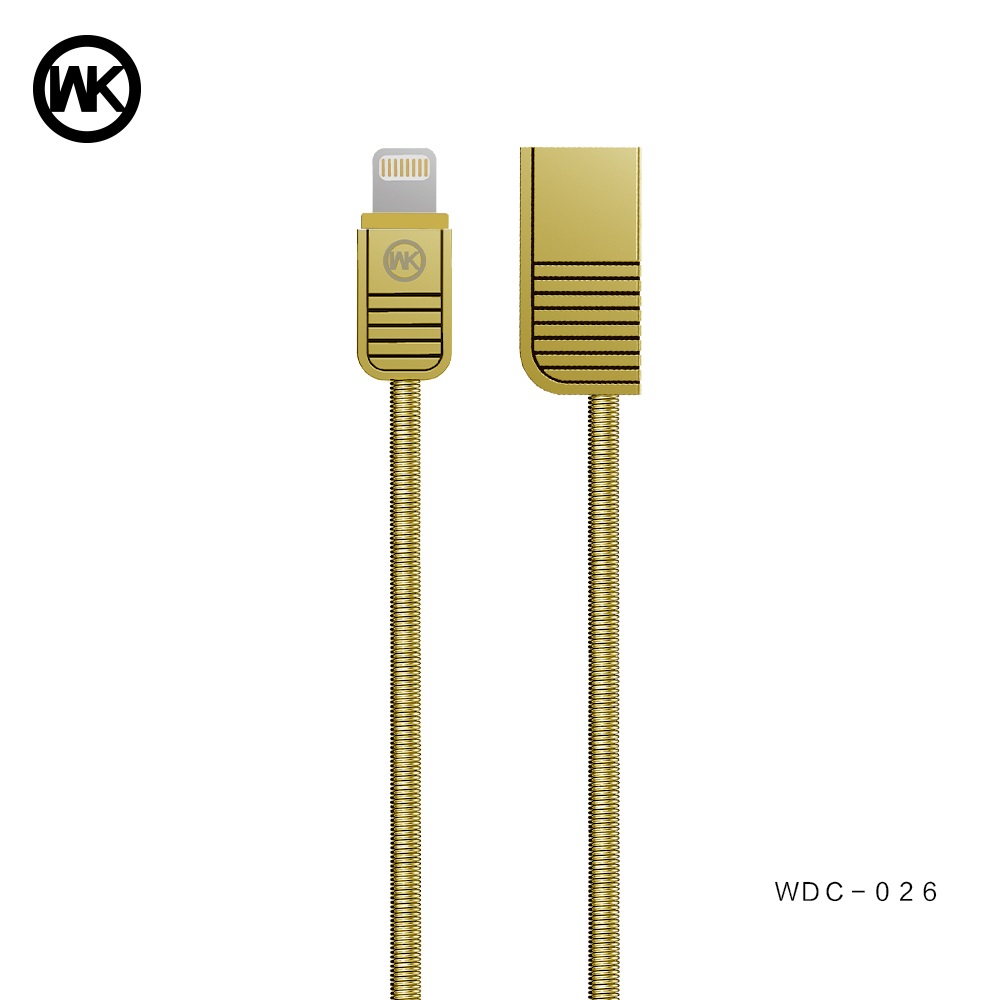 Metal Coil High-Speed Charging Cable WDC-026