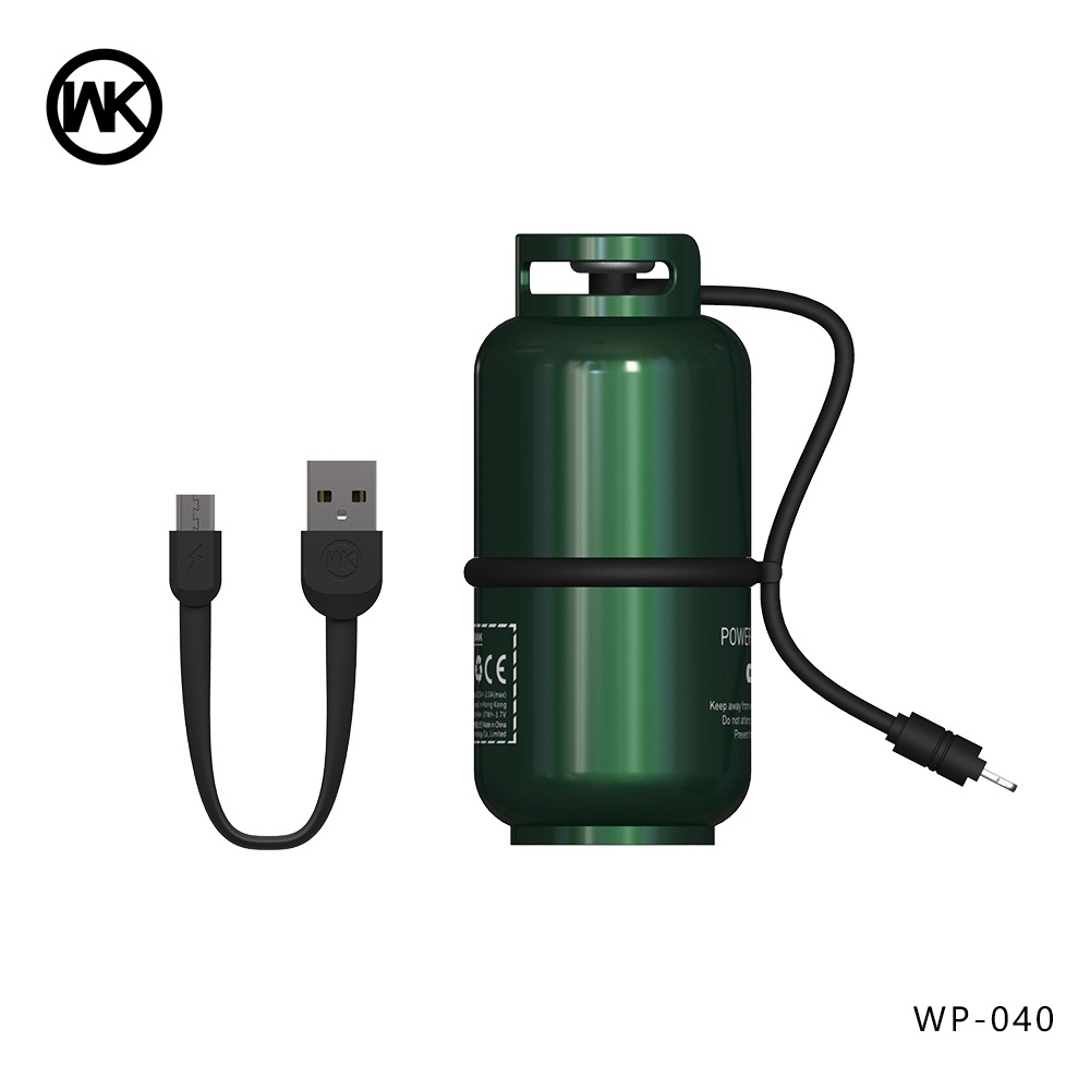Unique Gas Pipe Design Power Bank with Cable WP-040