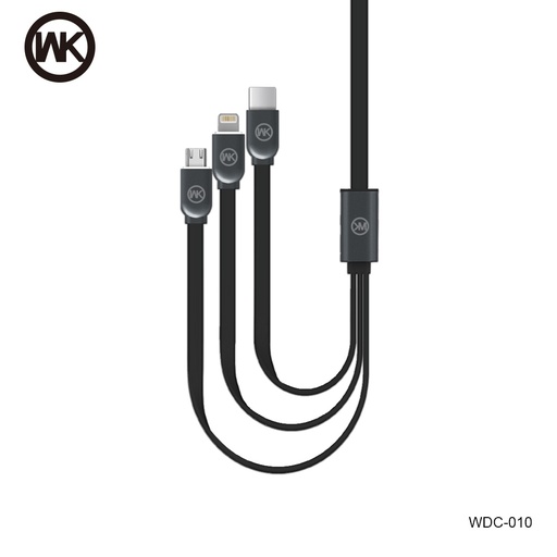 [CAB-DCT-0002] Platinum 3 in 1 Charging Cable WDC-010