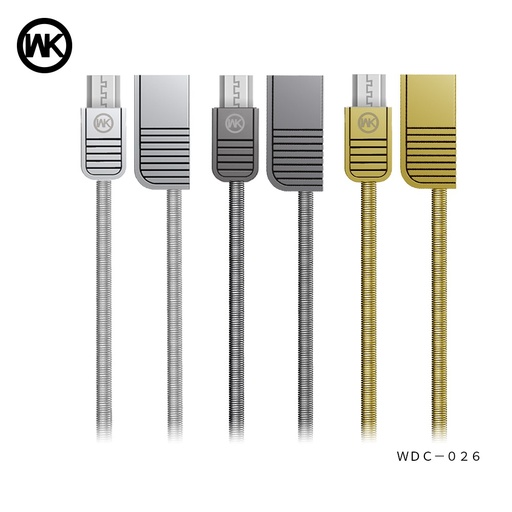 [CAB-DCS-0007] Metal Coil High-Speed Charging Cable WDC-026