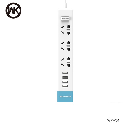 [CHA-PWS-0001] Power Strip with 4 USB Socket  WP-P01